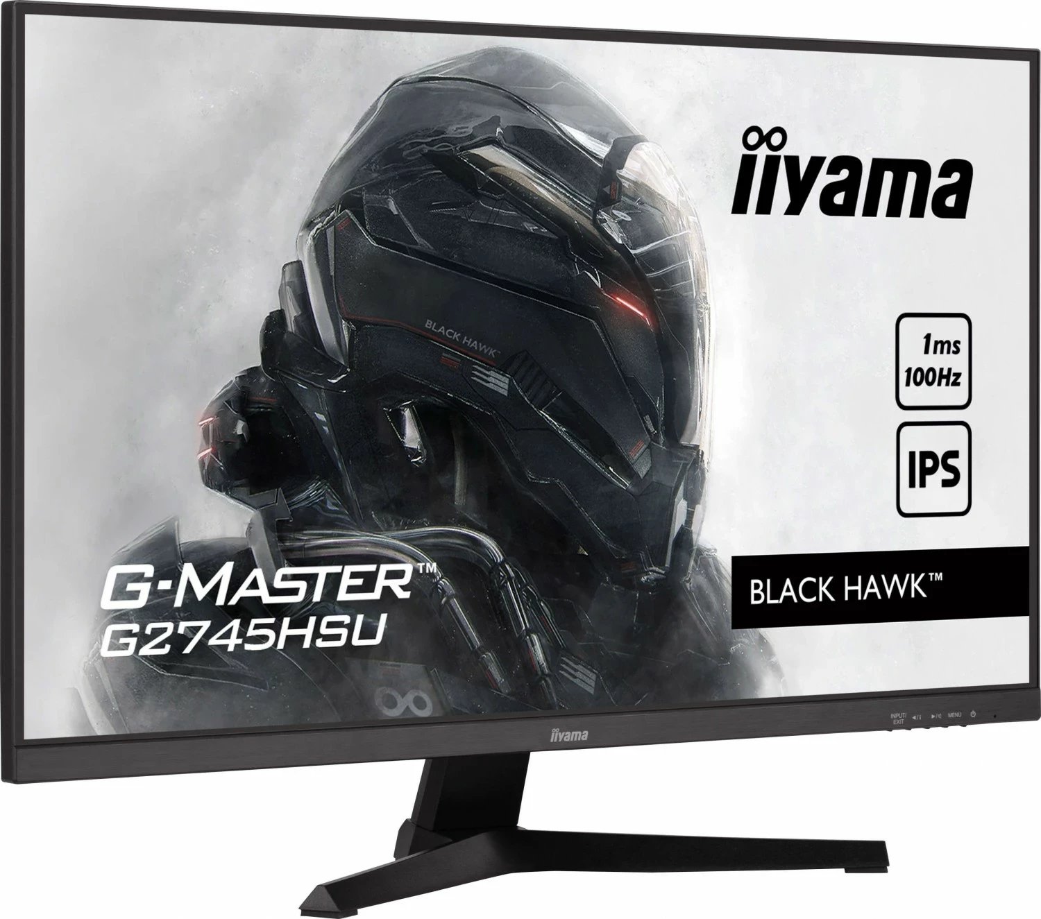 Monitor iiyama G-Master G45HSU-B2, 27'', IPS, Full HD, 1ms, 100Hz, e zezë