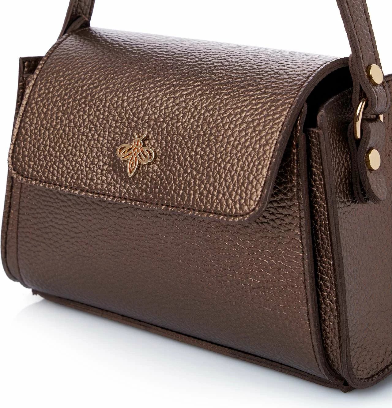 Çantë krahu Lucky Bees, Diana, ngjyrë bakri