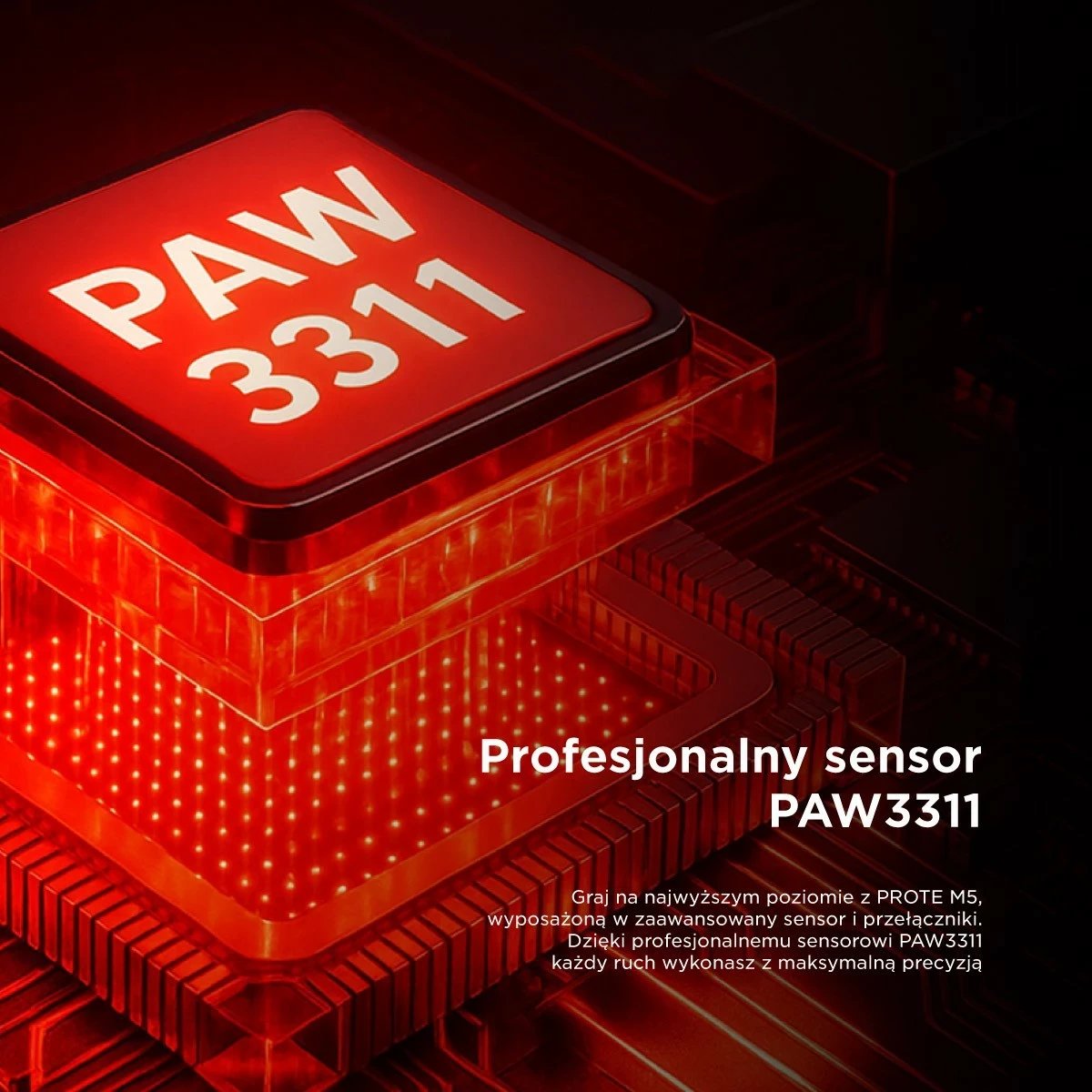 Maus Rampage Prote M5, 24000 DPI, RGB LED, wireless/wired, bardhë