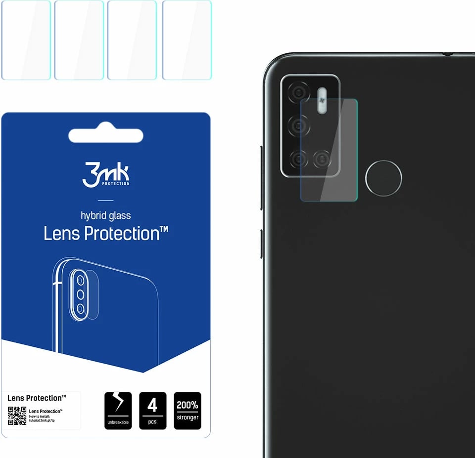 Xham mbrojtës kamerë 3mk Protection për Cubot C20, 4 copë