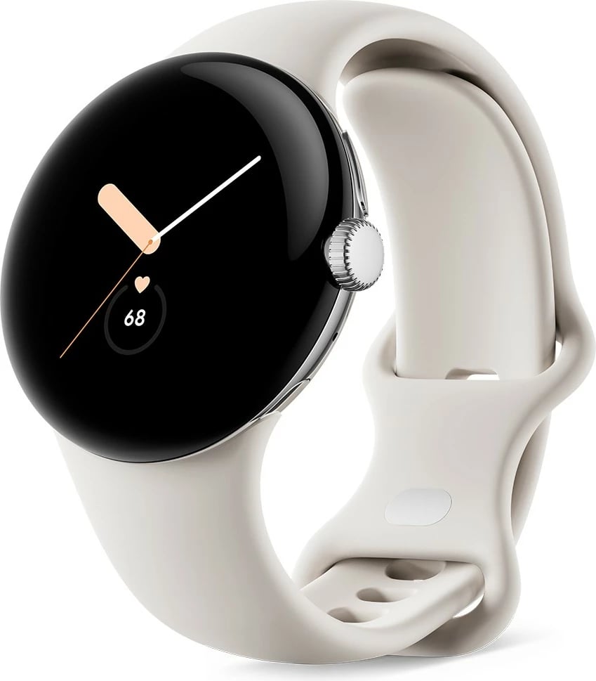 Rrip për smartwatch Google Pixel Watch, çelik i bardhë, S/L
