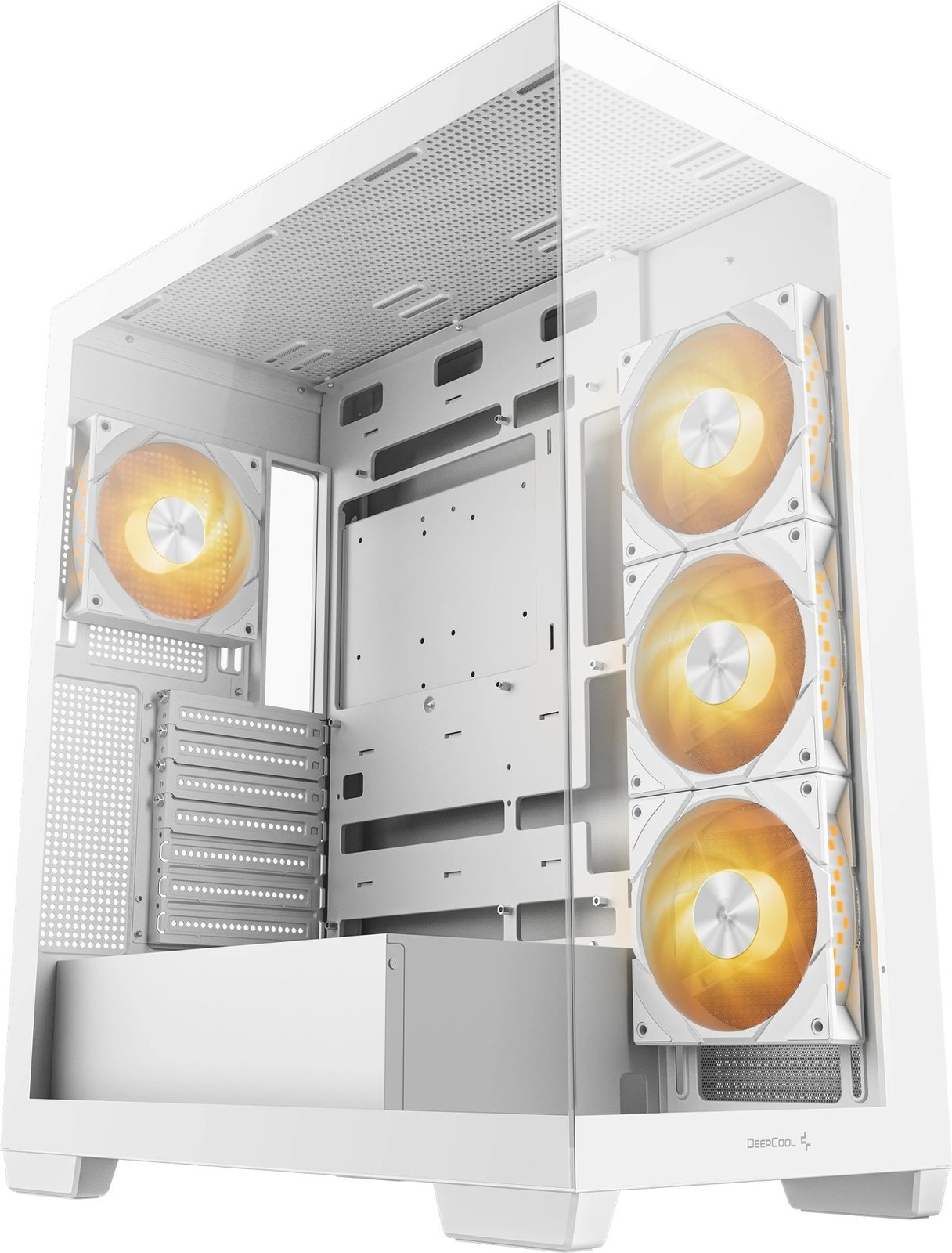 Kasë Deepcool CG580 4F WH, Midi Tower, ATX, RGB, e bardhë