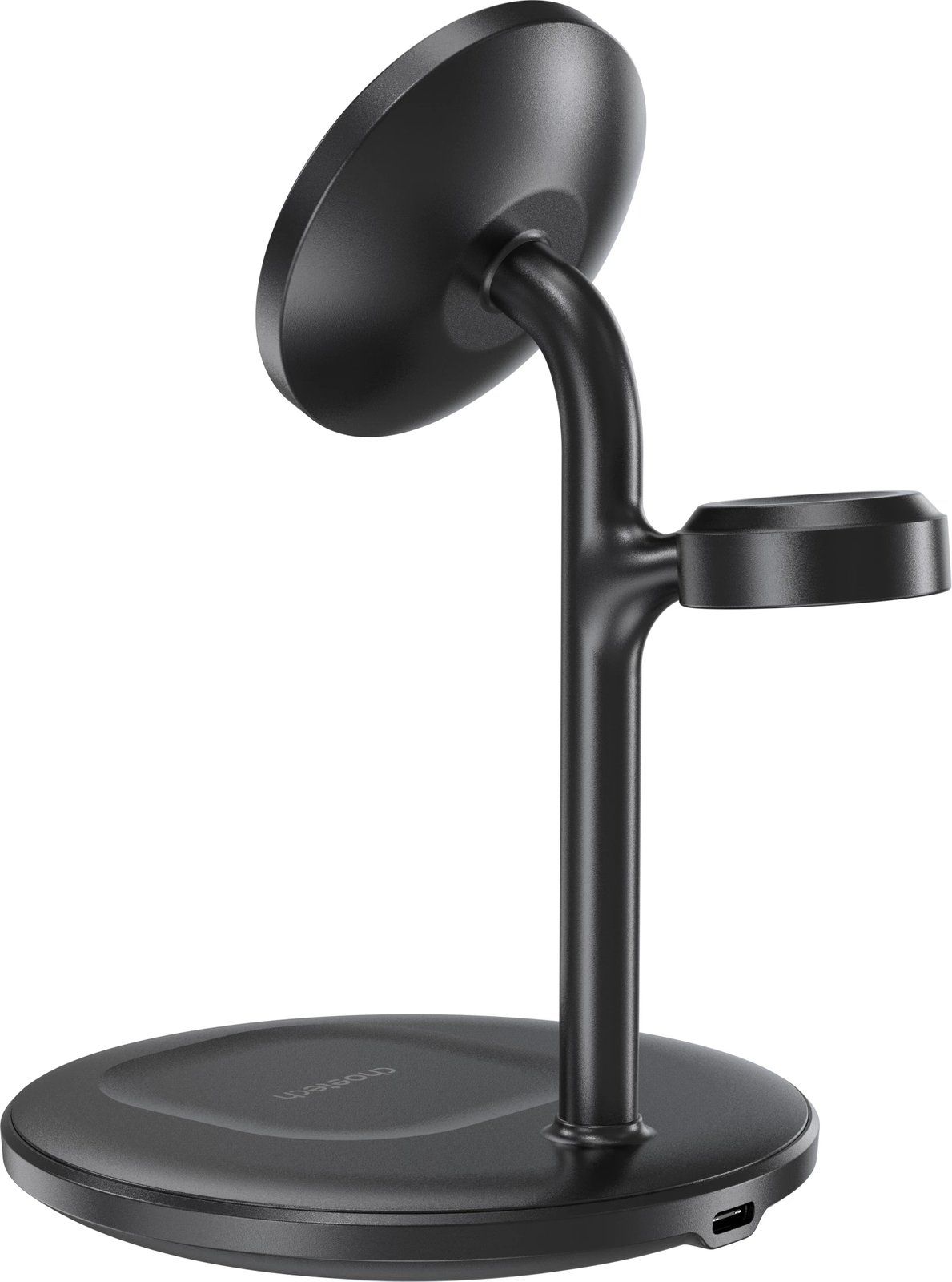 Stacion karikimi wireless 3-në-1 Choetech T585-F për iPhone 12/13/14, AirPods Pro dhe Apple Watch, USB-C, 15W, Zi