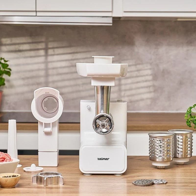 Makinë mishi Zelmer ZMM3512B, 1500 W, Bardhë