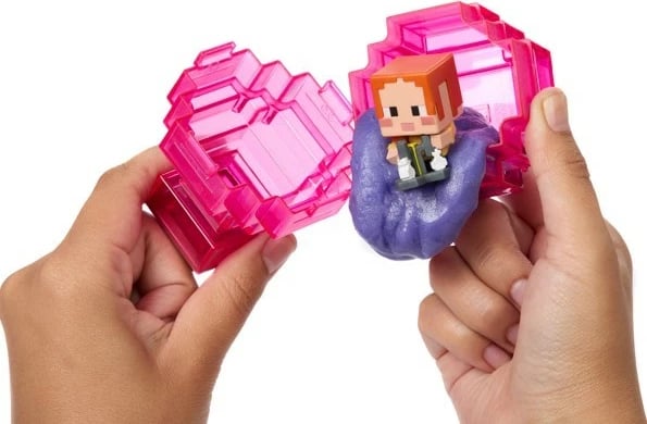 Figurë aksioni Minecraft Mattel Mini Mode Potion Brewing HTK99/JCD01 me enë magjie, rozë