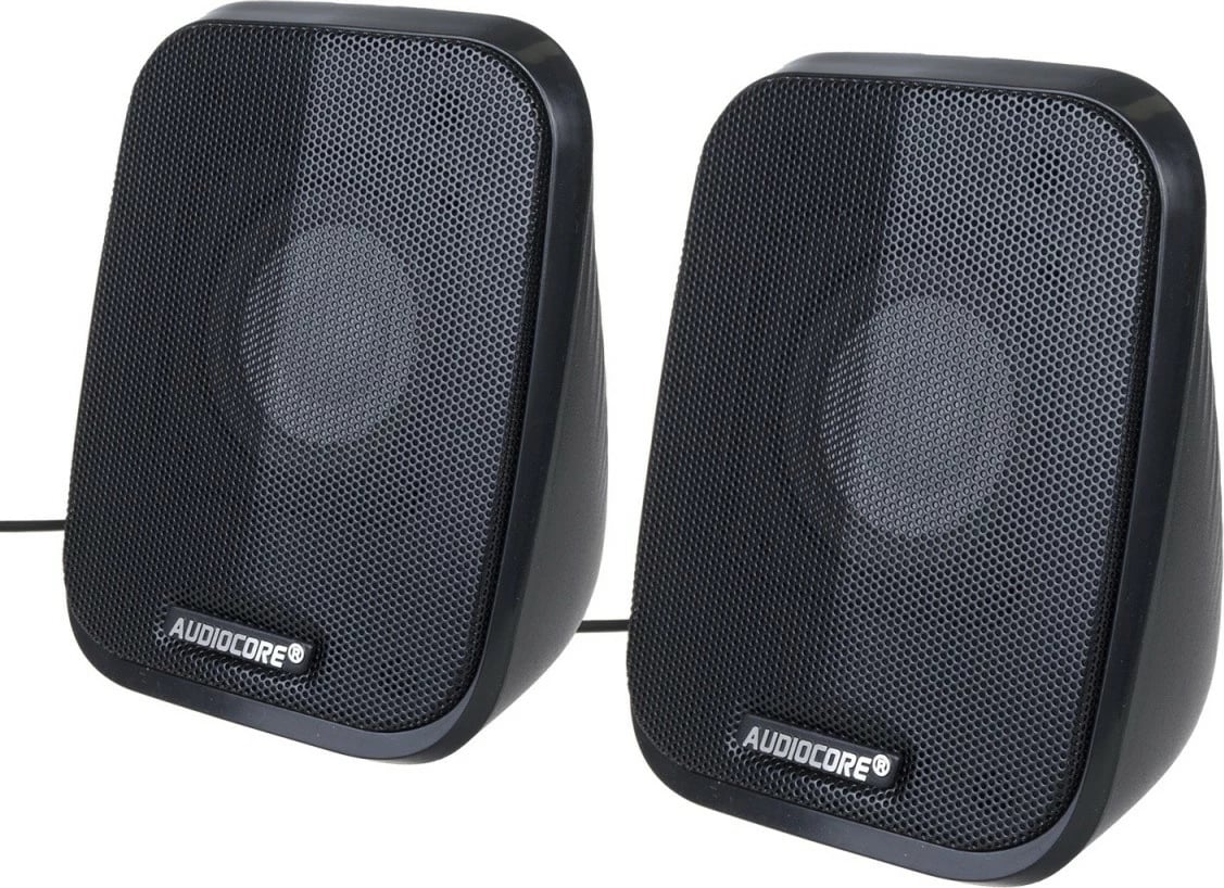 Altoparlantë kompjuteri Audiocore AC835, 6W, USB, të zi Altoparlantë kompjuteri Audiocore AC835, 6W, USB, të zi