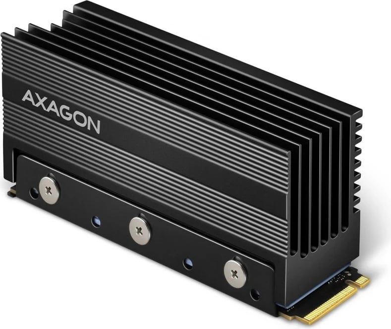 Sistem ftohës për SSD M.2 NVMe AXAGON CLR-M2XL, alumini, i zi