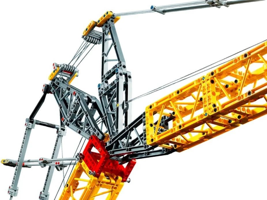 Set ndërtimi LEGO Technic Liebherr LR 13000, 2883 pjesë, 99 cm, i verdhë
