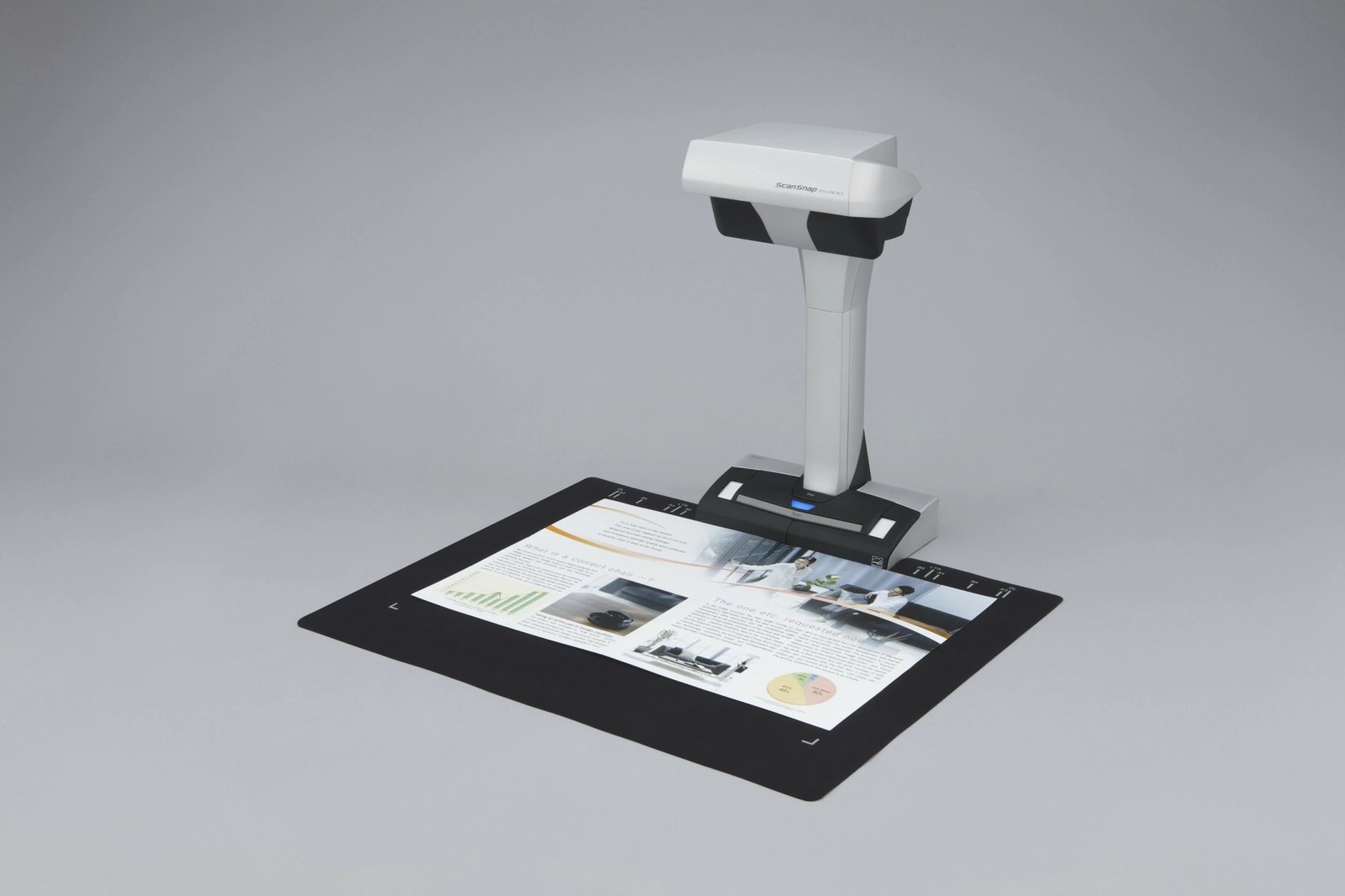 Skaner overhead Fujitsu ScanSnap SV600, A3, USB, bardhë/zezë