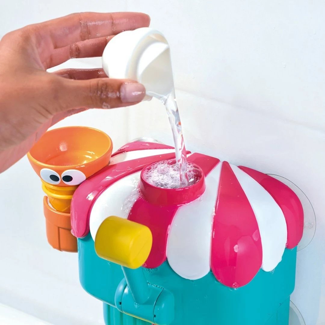 Lodër banje TOMY E73609, set ngjitësash dhe aksesorësh, plastikë, shumëngjyrëshe