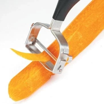Qërues GEFU G-13650 për fruta dhe perime, Inox, i zi