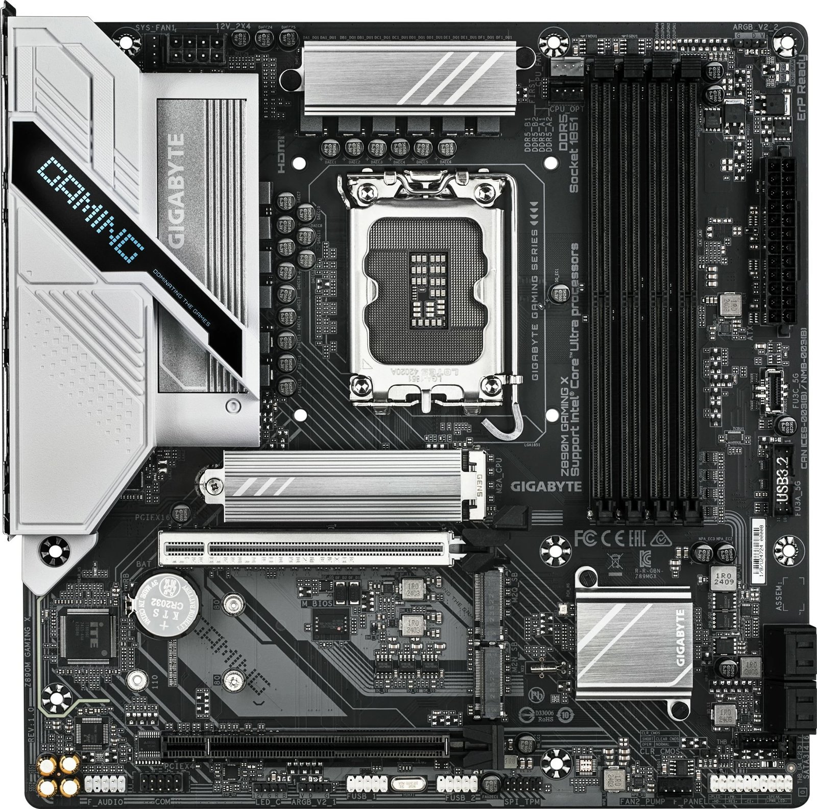 Pllakë amë Gigabyte Z890M Gaming X