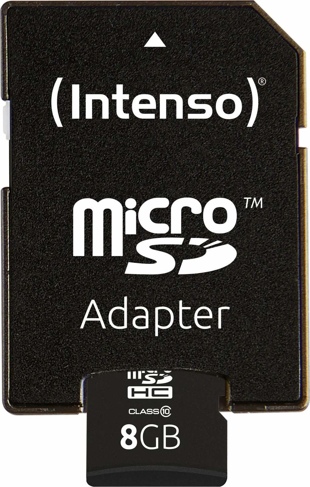 Kartelë MicroSDHC Intenso 8GB, Class 10, e zezë