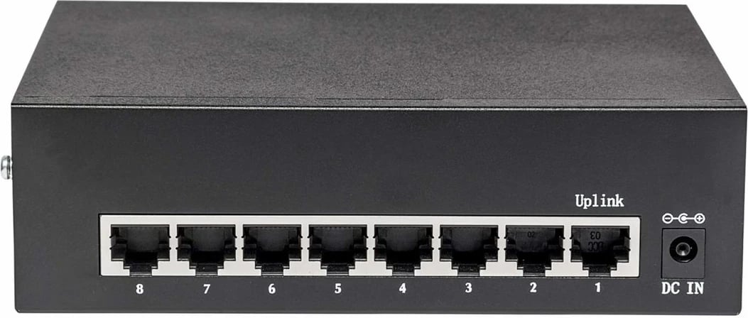 Switch Ethernet Gigabit me 8 Porta Intellinet, PoE+