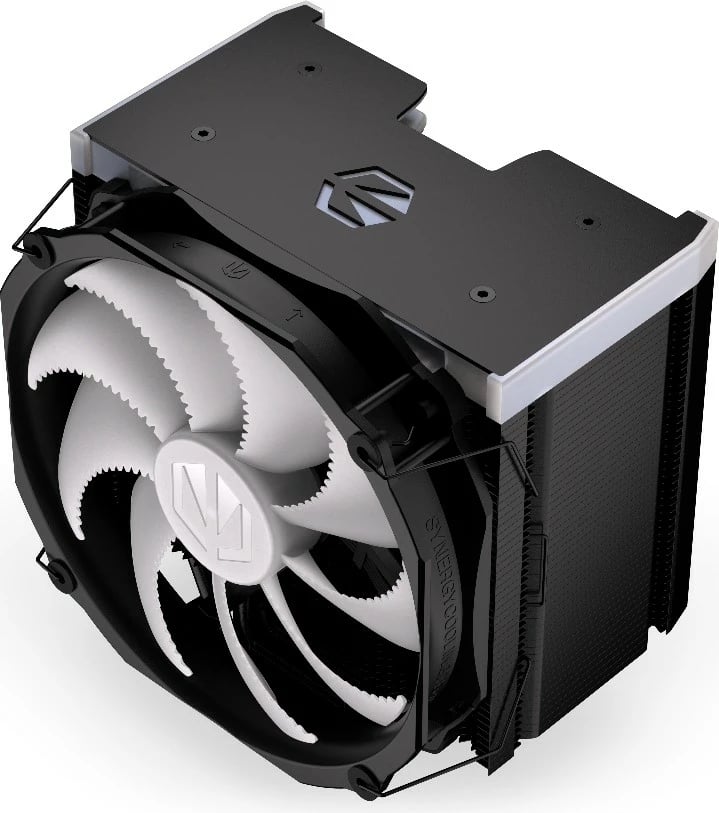 Ftohës CPU Endorfy Fortis 5 Black ARGB EY3A014, me ndriçim ARGB, i zi