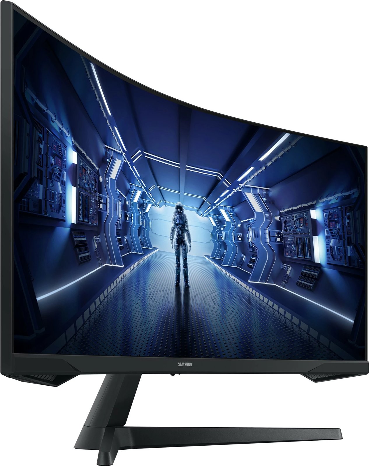 Monitor Samsung G55T, 34", UltraWide Quad HD, LED, 1 ms, i zi