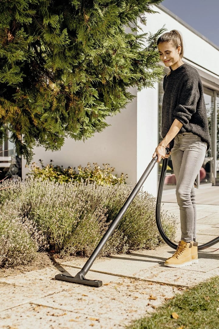 Fshesë me korrent Kärcher WD, 1000W, e zezë/verdhë