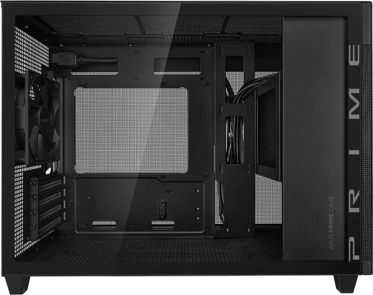 Kasë ASUS AP201 PRIME TG Mini Tower e Zezë