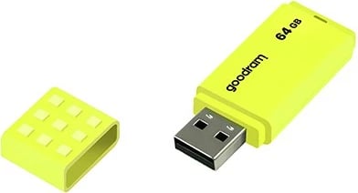 Pendrive GOODRAM UME2 64GB USB 2.0, e verdhë