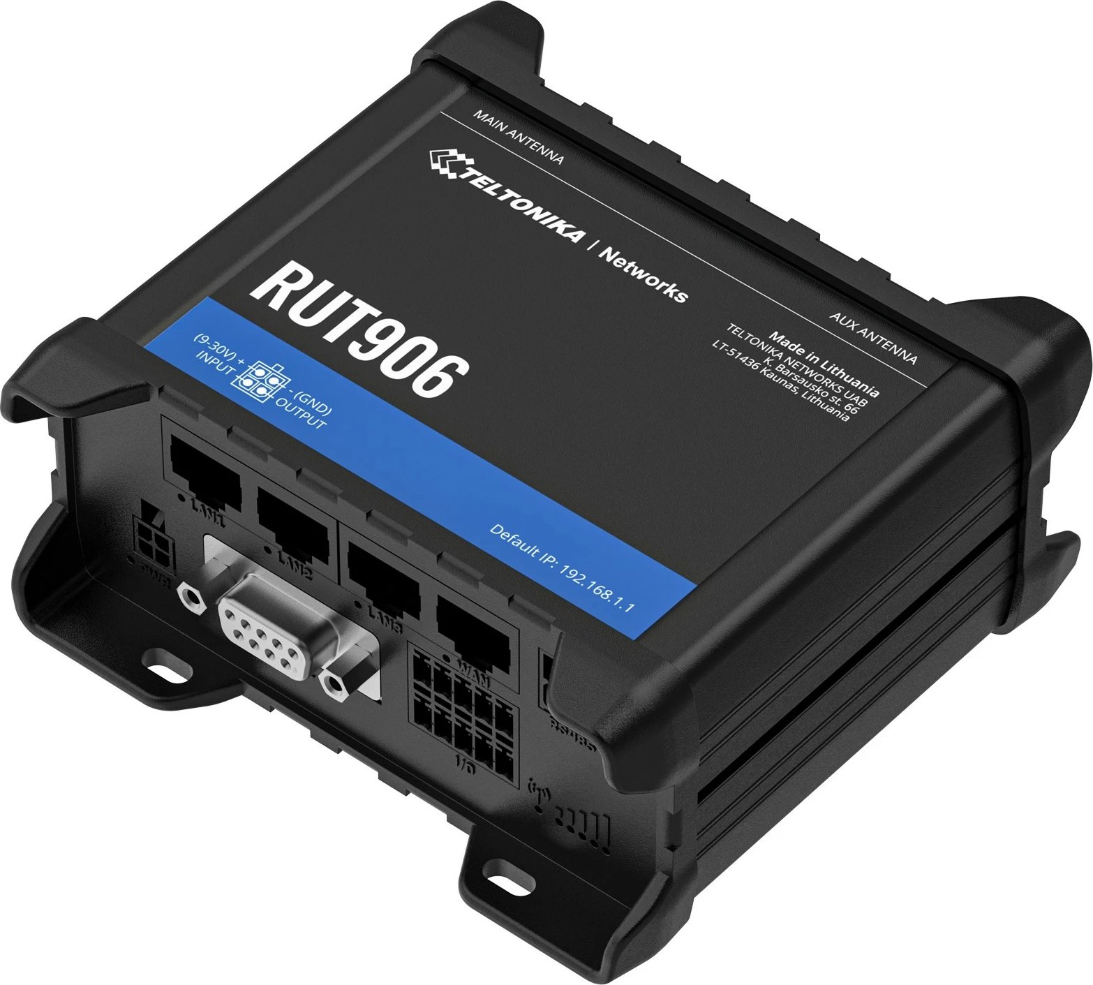 Router Teltonika RUT906, LTE Modem Router/WLAN, i zi, alumin