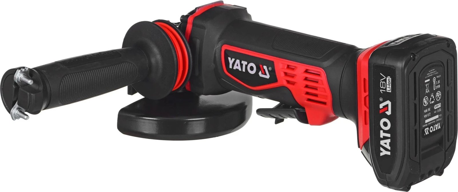 Makinë mbrehëse Yato YT-82826 125 mm 18 V, e zezë