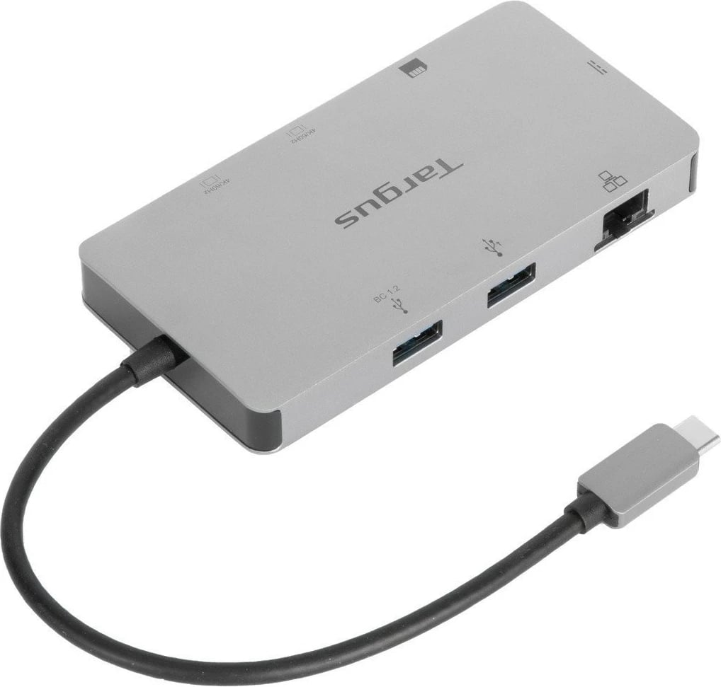 Docking station Targus DOCK423, USB-C, 2x HDMI, 2x USB-A, LAN, SD/MicroSD, argjend