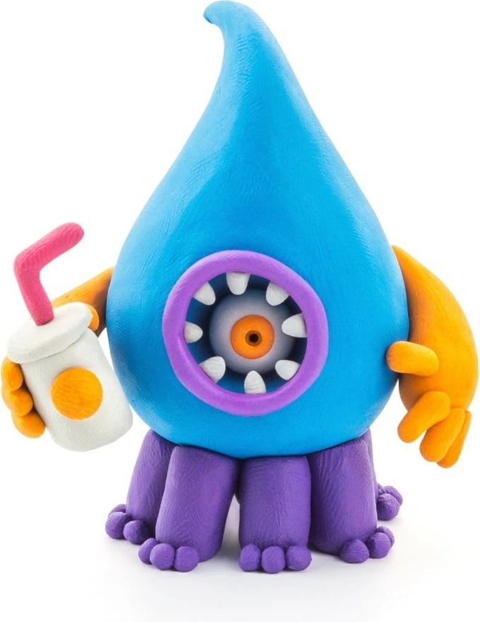 Set plasteline Hey Clay Bestie, Tm Toys, 15 kanaçe, 11 ngjyra