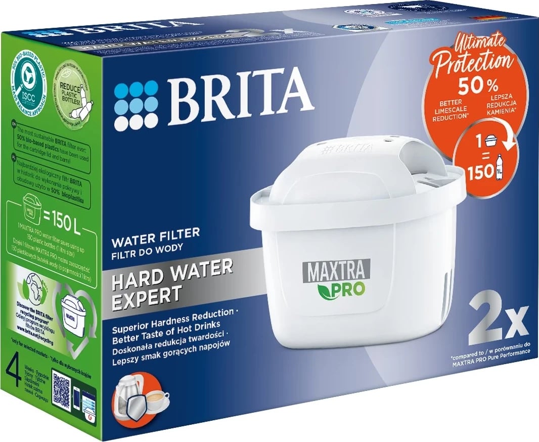 Filtrues uji BRITA Maxtra Pro, 150 L, 2 copë