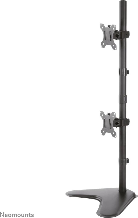 Mbajtëse monitori Neomounts FPMA-D550DDVBLACK, për 2 ekrane, 10-32 inç, rregullim lartësie, e zezë