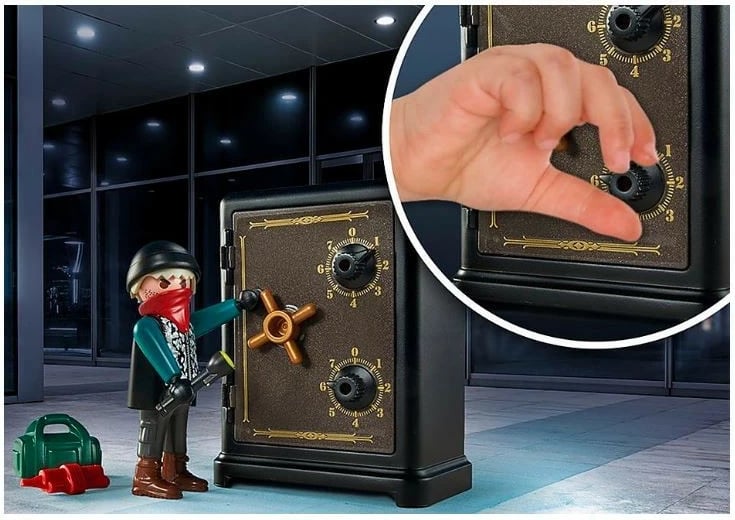 Set lodrash Playmobil City Action 70908 Starter Pack Safe Break-in, 53 pjesë
