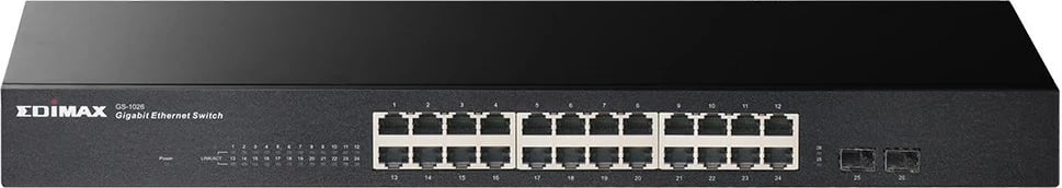 Switch EDIMAX GS-1026 V3, 24 porte, Gigabit Ethernet, i zi