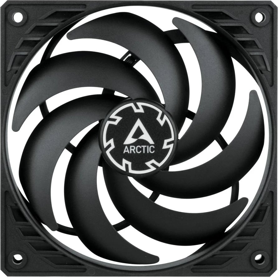 Ventilator Arctic Cooling P12 Slim PWM PST, 120 mm, i zi, set prej 3 copë