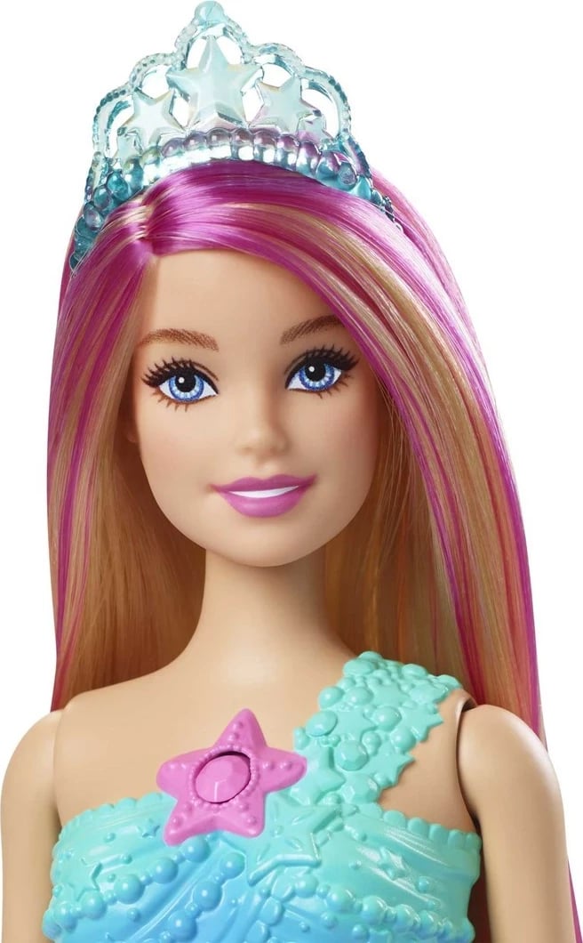 Lodër Barbie Dreamtopia Twinkle Lights Mermaid, MATTEL, Shumëngjyrëshe