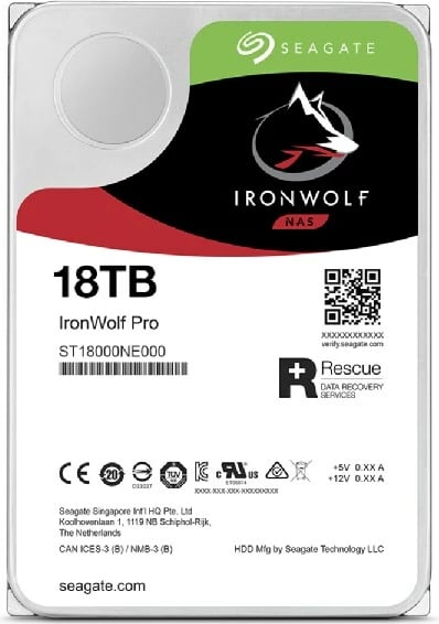 Disk Seagate IronWolf Pro, 3.5", 18000 GB