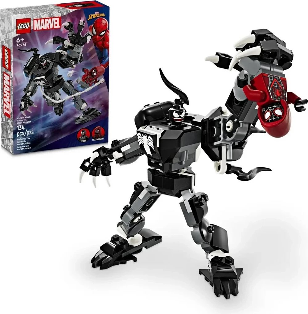Set Lego Marvel 76276 Venom Mech Armor vs Miles Morales