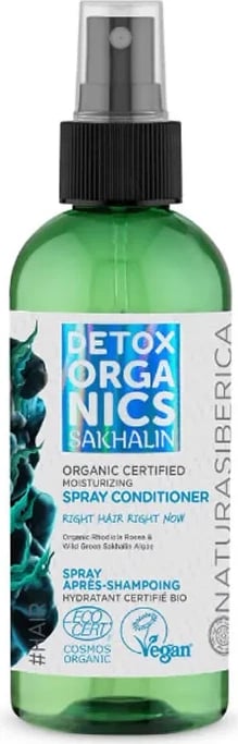 Spray balsam flokësh unisex Natura Siberica Sakhalin Organic Certified Moisturizing 170ml