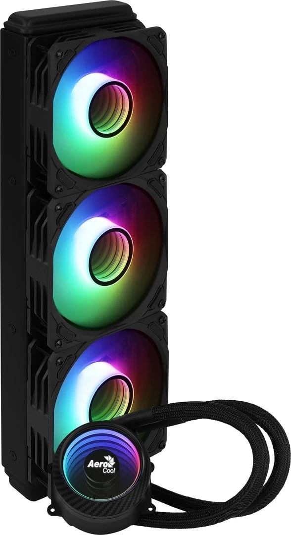 Ftohësi i lëngshëm për procesor Aerocool PGS Mirage L360 ARGB, i zi