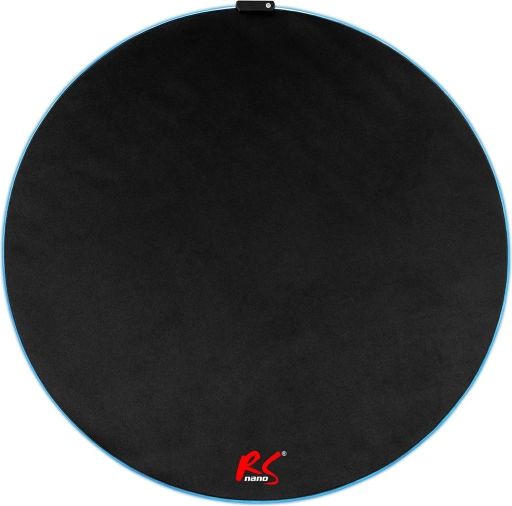Tapet gaming NanoRS RS171 me ndriçim RGB, për karrige, 100cm, Zi