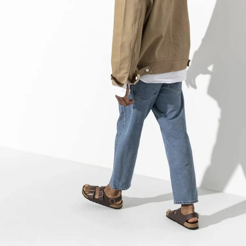 Sandale për meshkuj Birkenstock, kafe