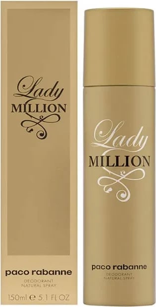 Deodorant spray unisex Paco Rabanne Lady Million 150ml