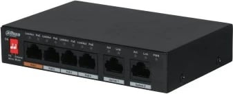 Switch Dahua PFS3006-4ET-60-V2, 6 porta, PoE, i zi