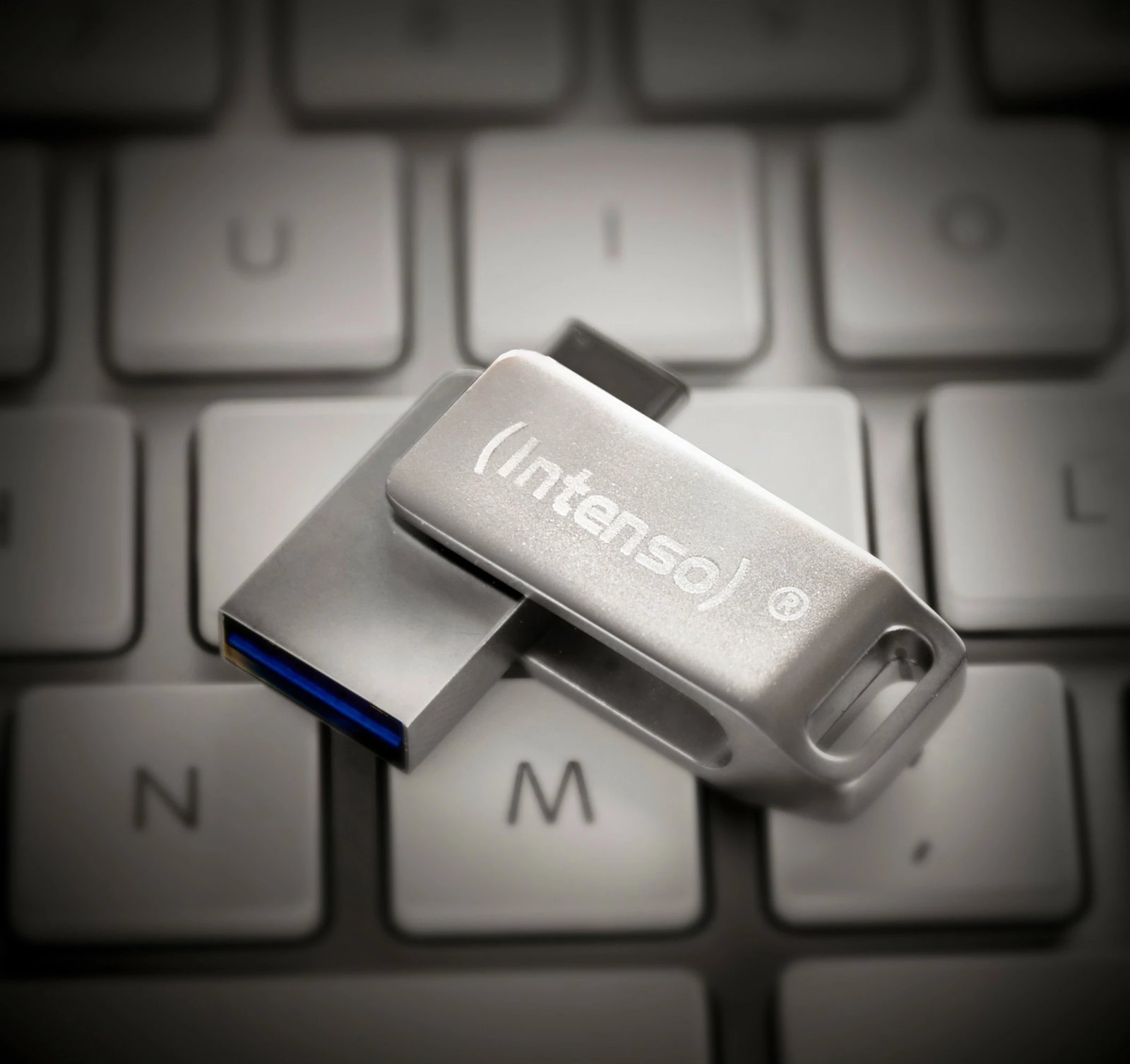 USB stick Intenso cMobile Line 128GB, USB Type-A/Type-C, 3.2 Gen 1, argjend