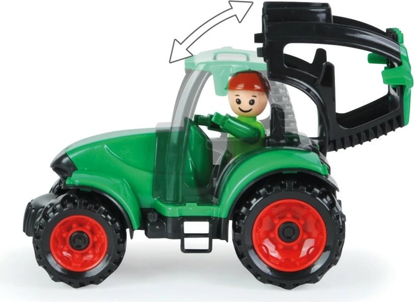 Lodër traktor plastik Lena Truckies 17 cm, gjelbër/kuqe/zezë Lodër traktor plastik Lena Truckies 17 cm, gjelbër/kuqe/zezë