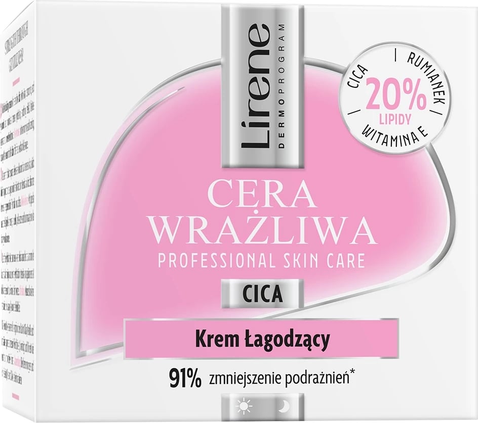 Krem fytyre për femra Lirene Sensitive Cream Soothing 50ml