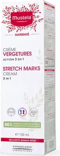 Krem kundër strijave Mustela Action 3 in 1 unisex 150ml