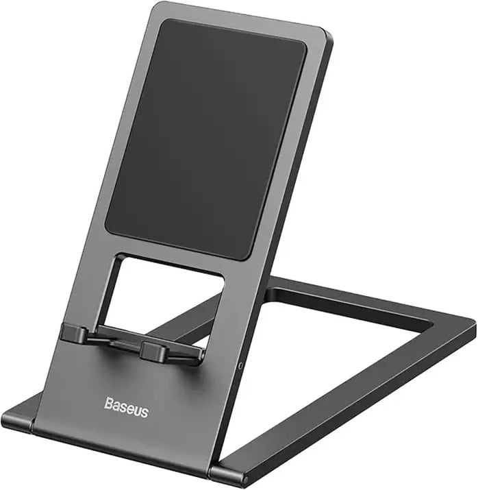 Mbajtës telefoni/tableti Baseus LUKP000013, metalik, gri