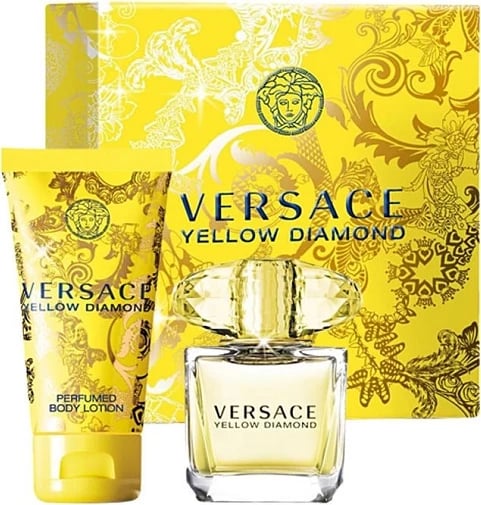 Set Eau de Toilette për femra Versace Yellow Diamond 90ml + balsam trupi 100ml