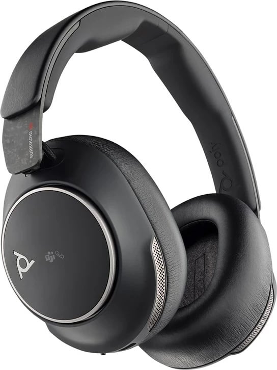 Kufje POLY Voyager Surround 80 UC, Microsoft Teams Certified, wireless, USB-C/A, e zezë