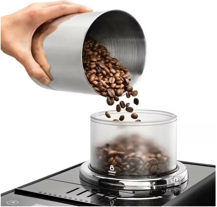 Aparat kafeje DeLonghi Rivelia EXAM 440.55.B automatik, zi, 250g