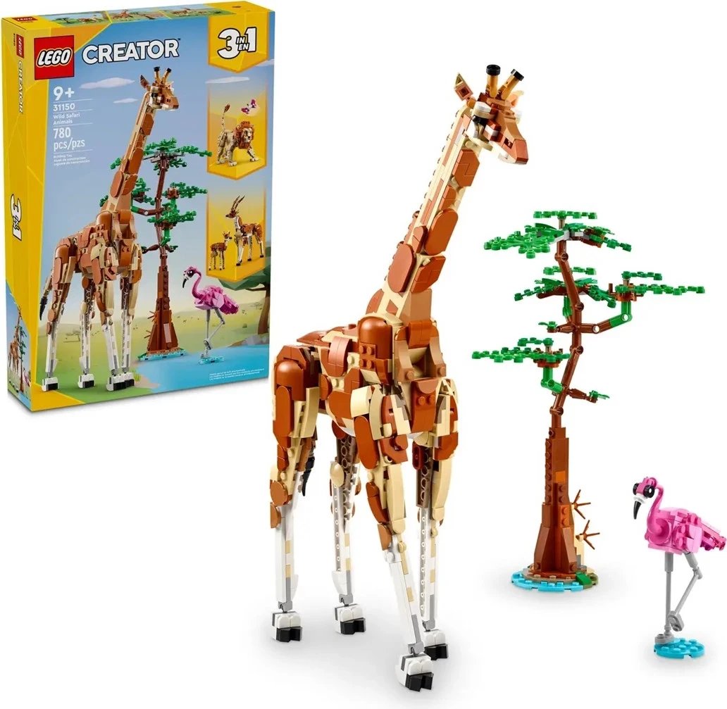 Set LEGO Creator 3 në 1 31150 Wild Safari Animals